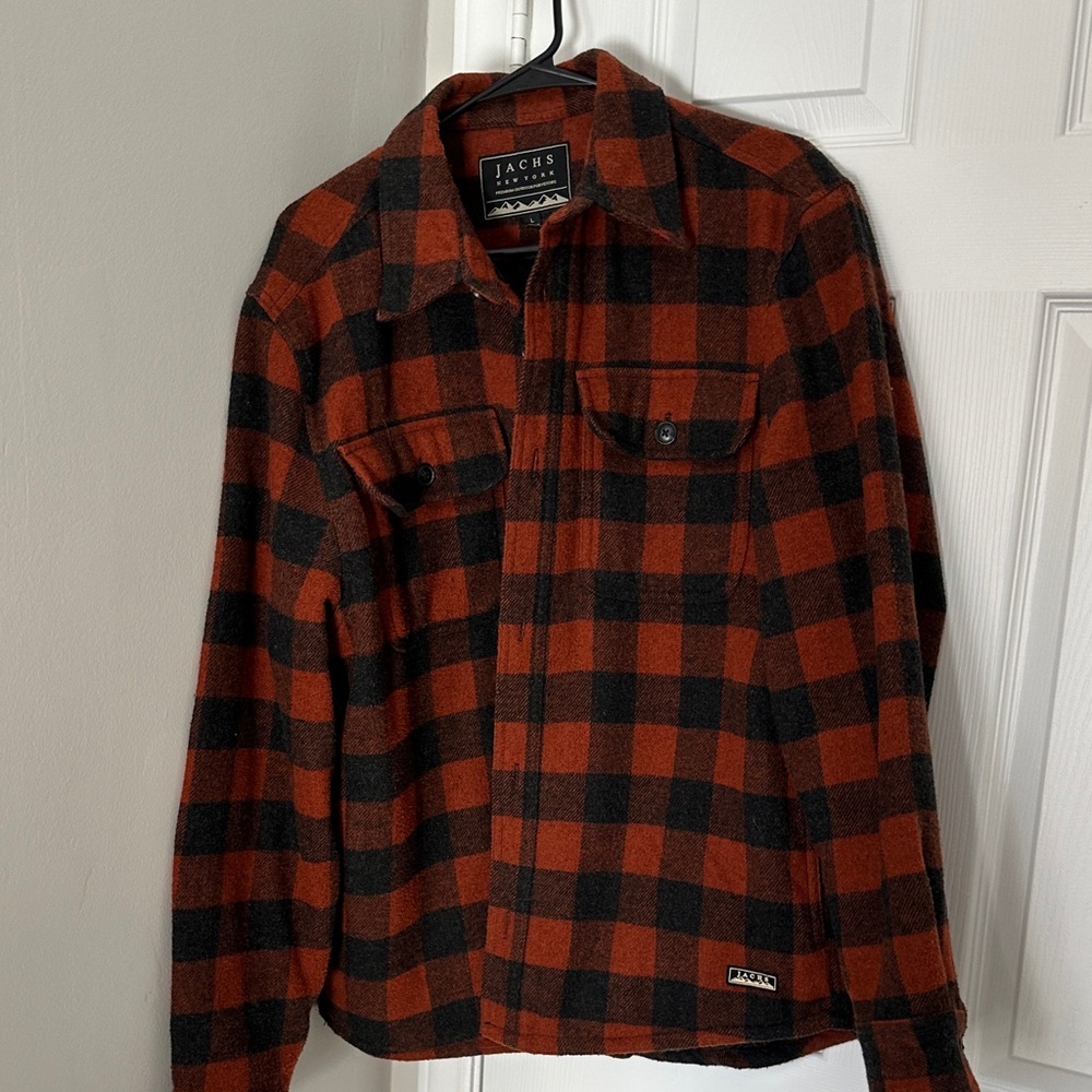 Jachs Men's Bold Checkered Shirt Jacket